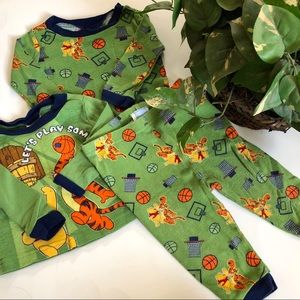 Disney Winnie The Pooh Baby Boy 3pc Pajama Set